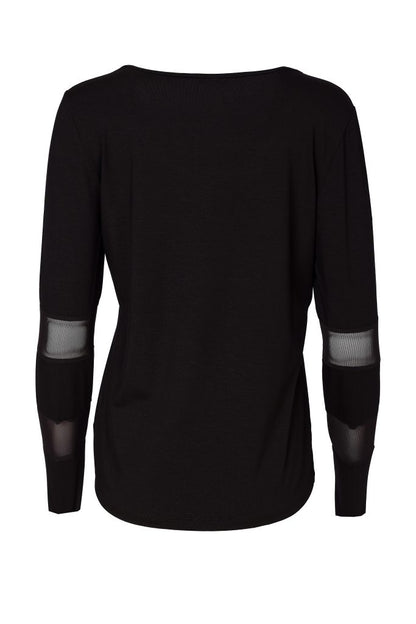 Naya Top Mesh Sleeve Black