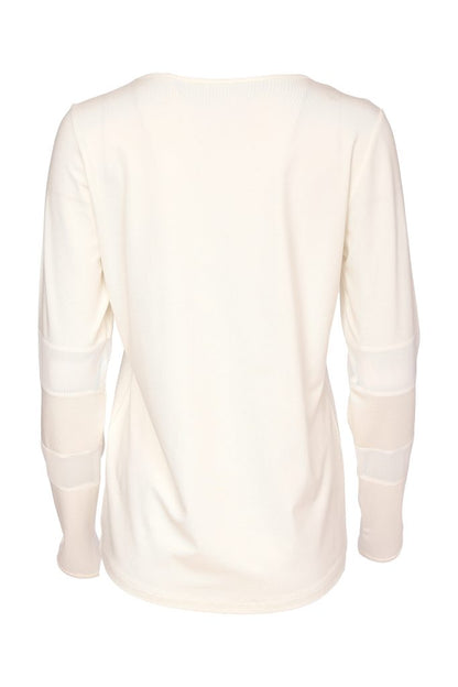 Naya Top Mesh Sleeve Cream
