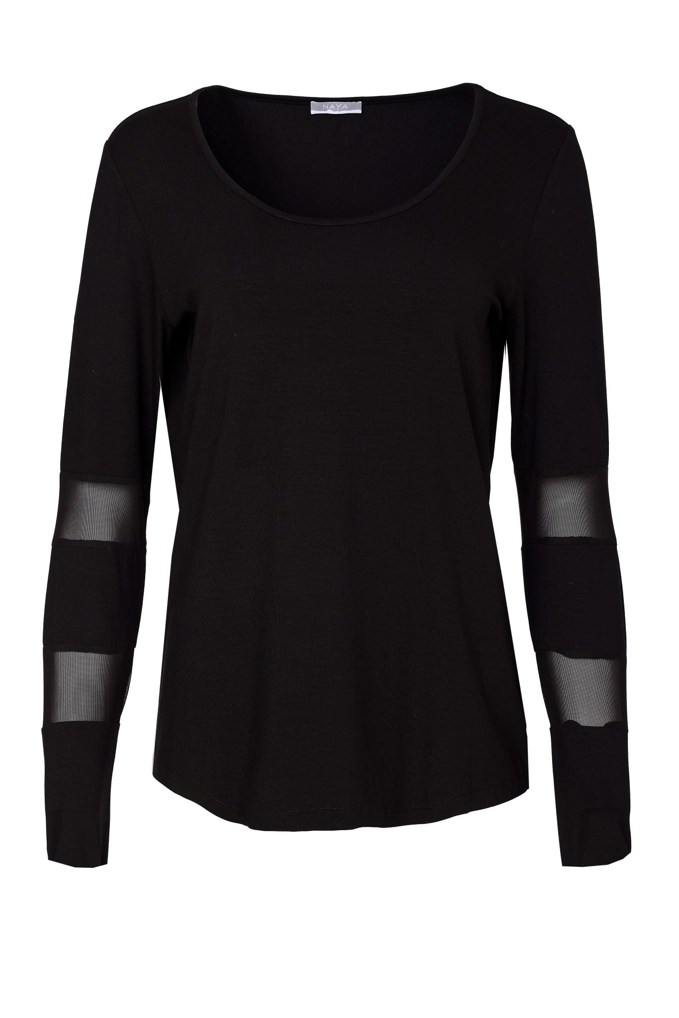Naya Top Mesh Sleeve Black