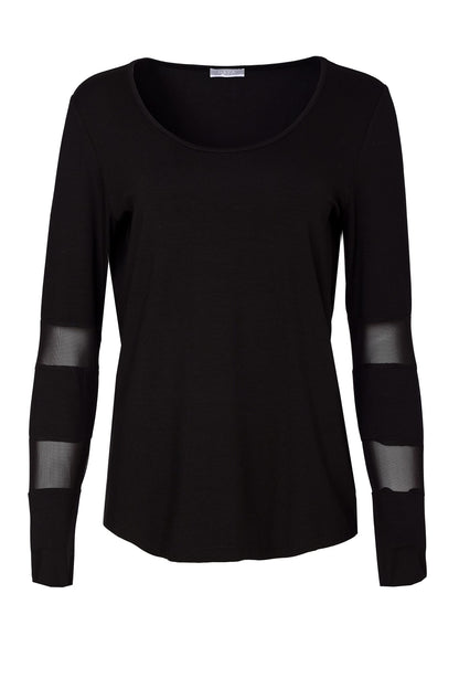 Naya Top Mesh Sleeve Black