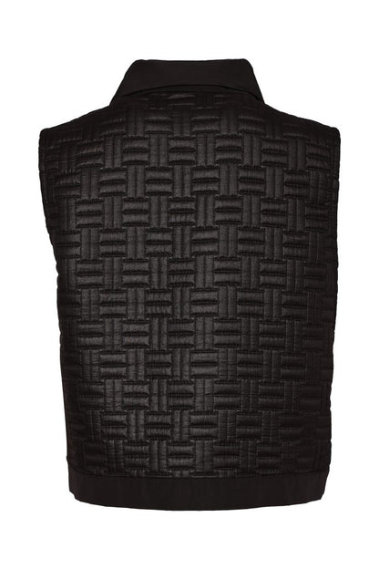Naya Quilted Waistcoat Black