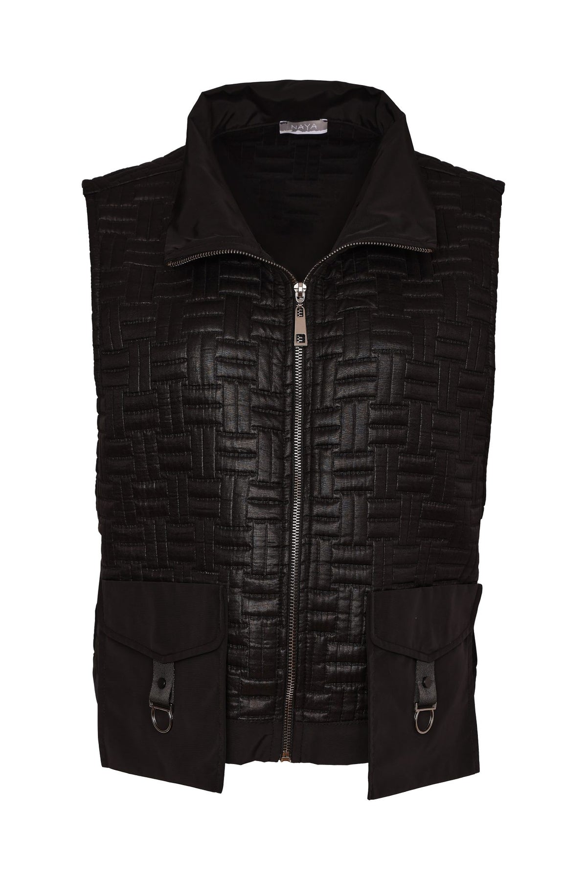 Naya Quilted Waistcoat Black