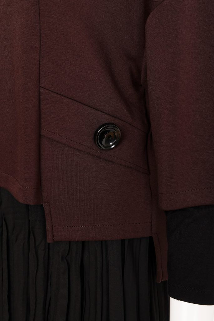 Naya Two Crushed Dress Black/Choko