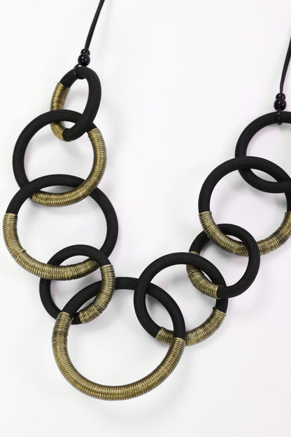 Naya Multi Loop Necklace Avacado