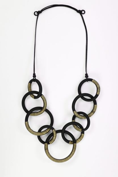 Naya Multi Loop Necklace Avacado