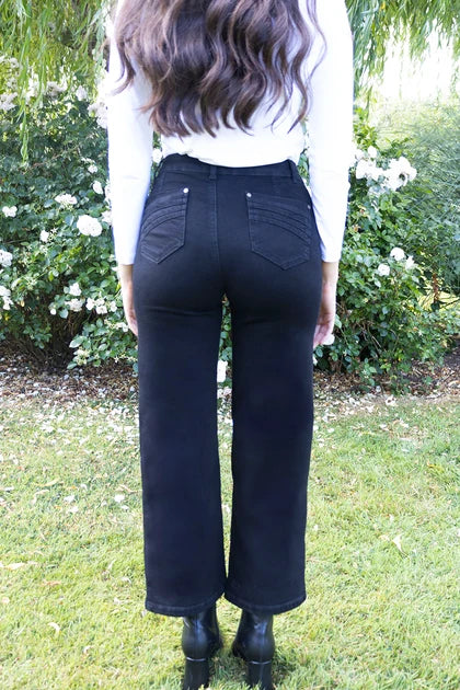 No2Moro Napoli Wide Jean Black
