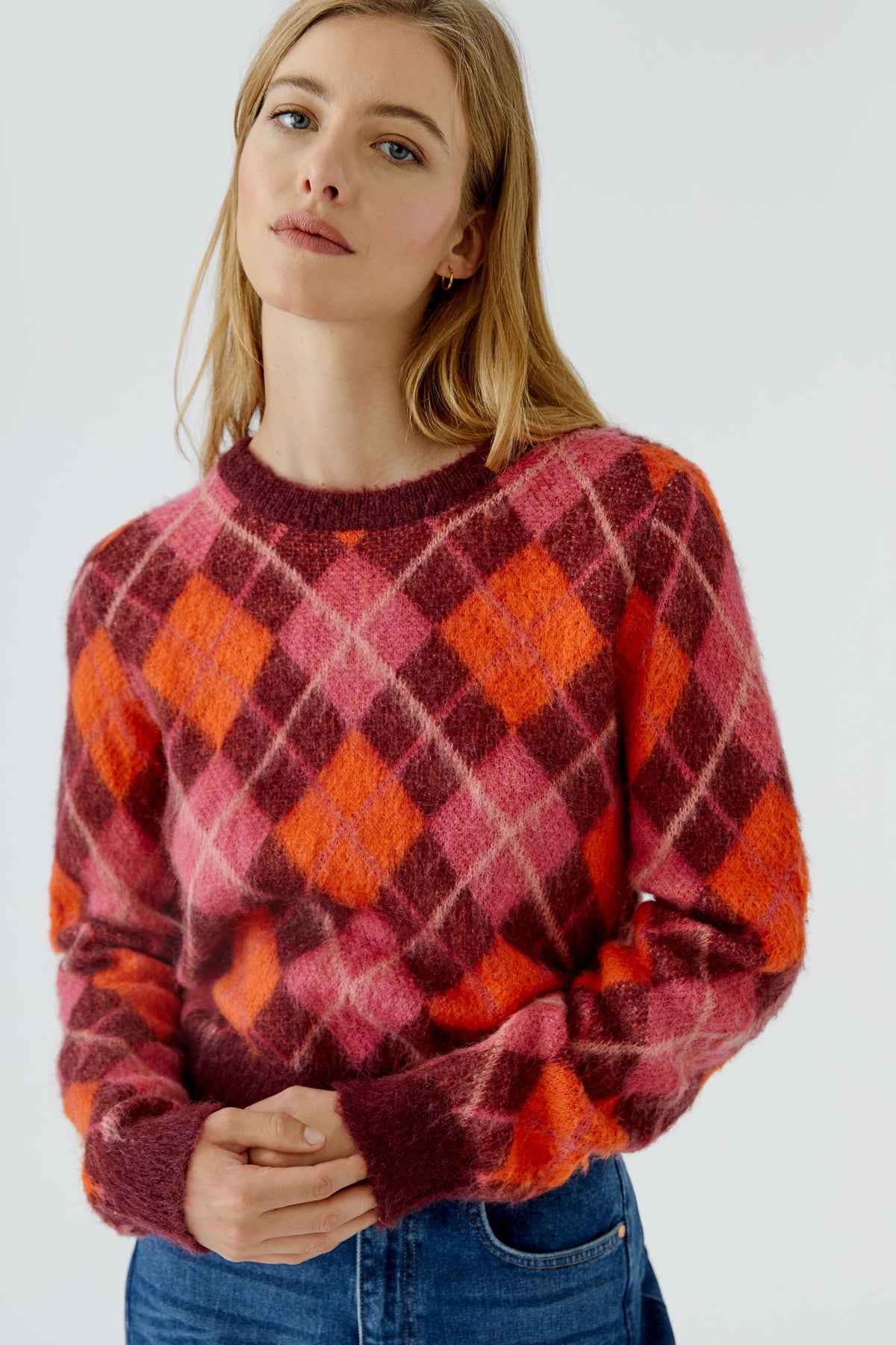 Oui Pullover Red Red 99849