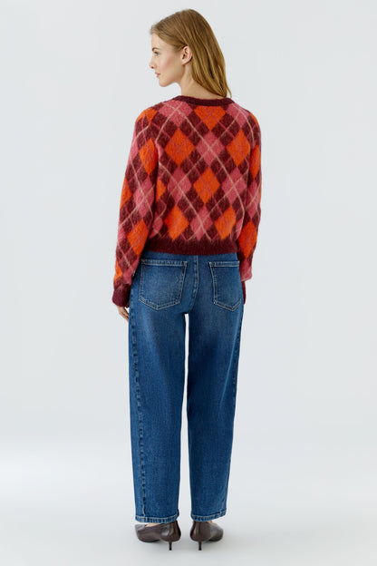 Oui Pullover Red Red 99849
