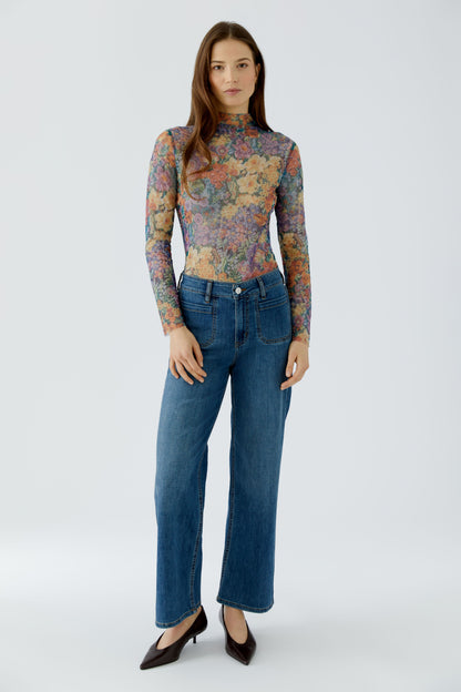 Oui Top Lilac Yellow 99052