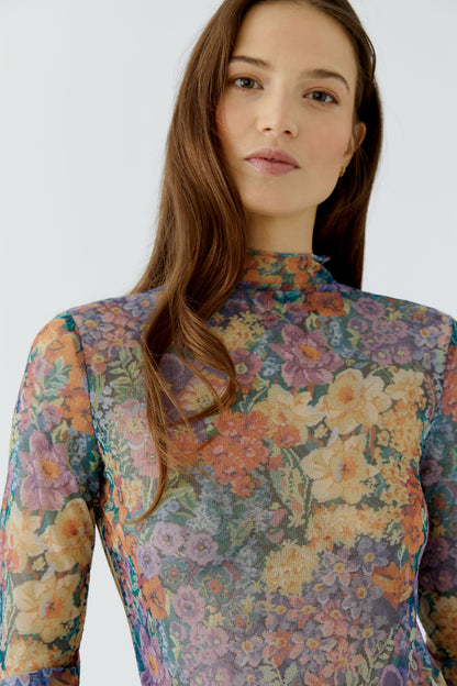 Oui Top Lilac Yellow 99052