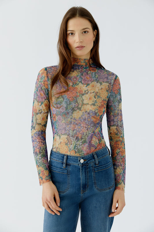 Oui Top Lilac Yellow 99052