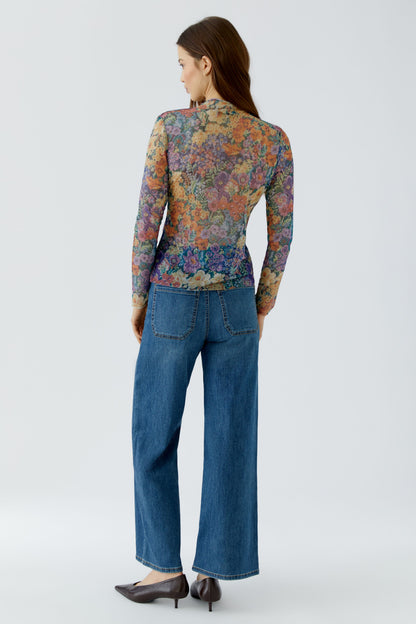 Oui Top Lilac Yellow 99052