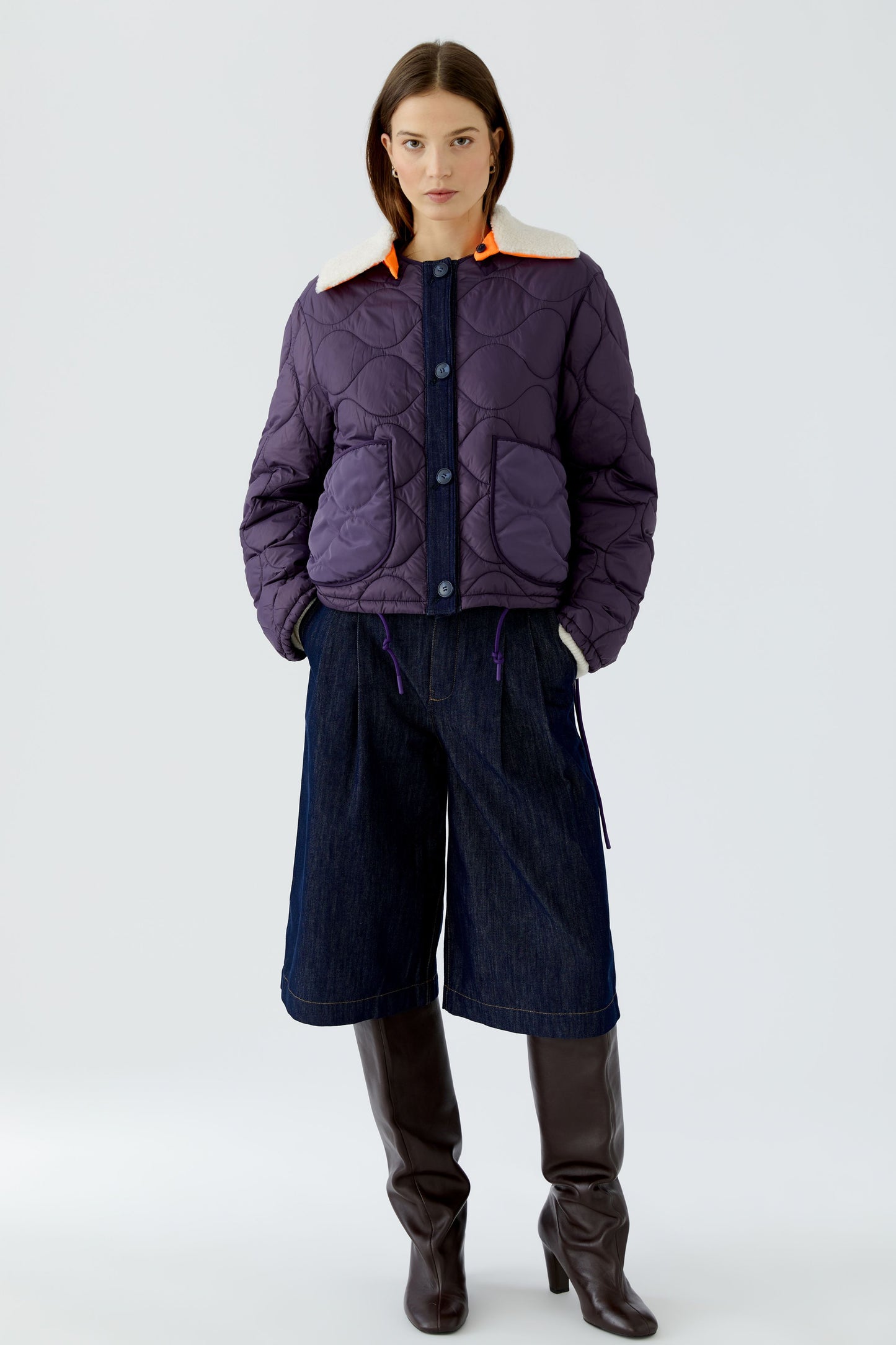 Oui Outdoor Jacket Violet Blue 99073