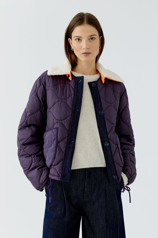 Oui Outdoor Jacket Violet Blue 99073