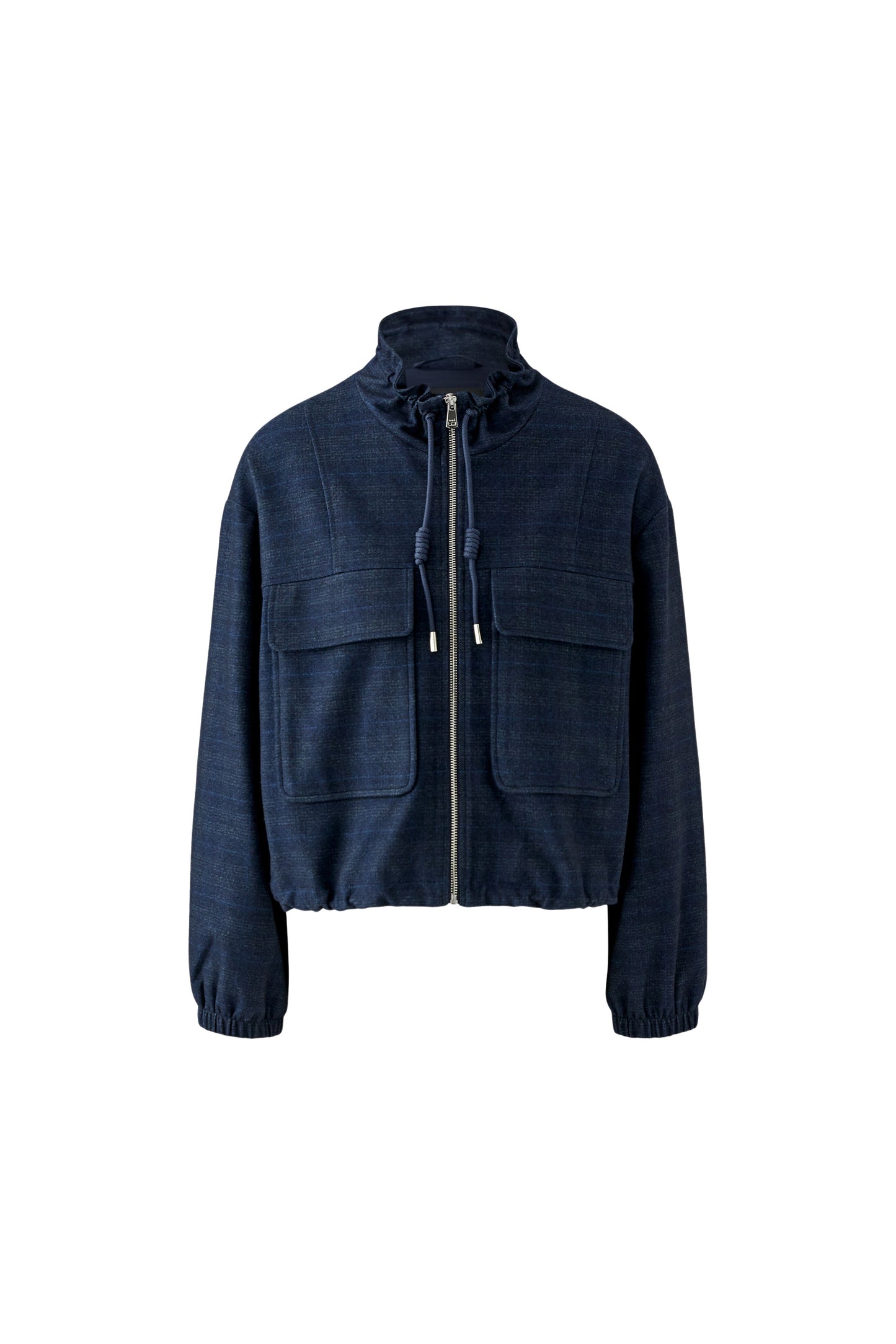 Oui Jacket Dark Blue Grey 99133