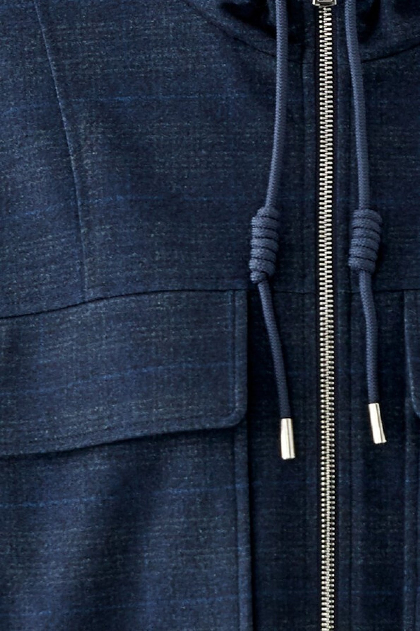 Oui Jacket Dark Blue Grey 99133