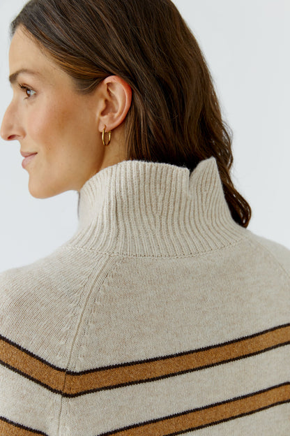 Oui Pullover Camel Camel 99825