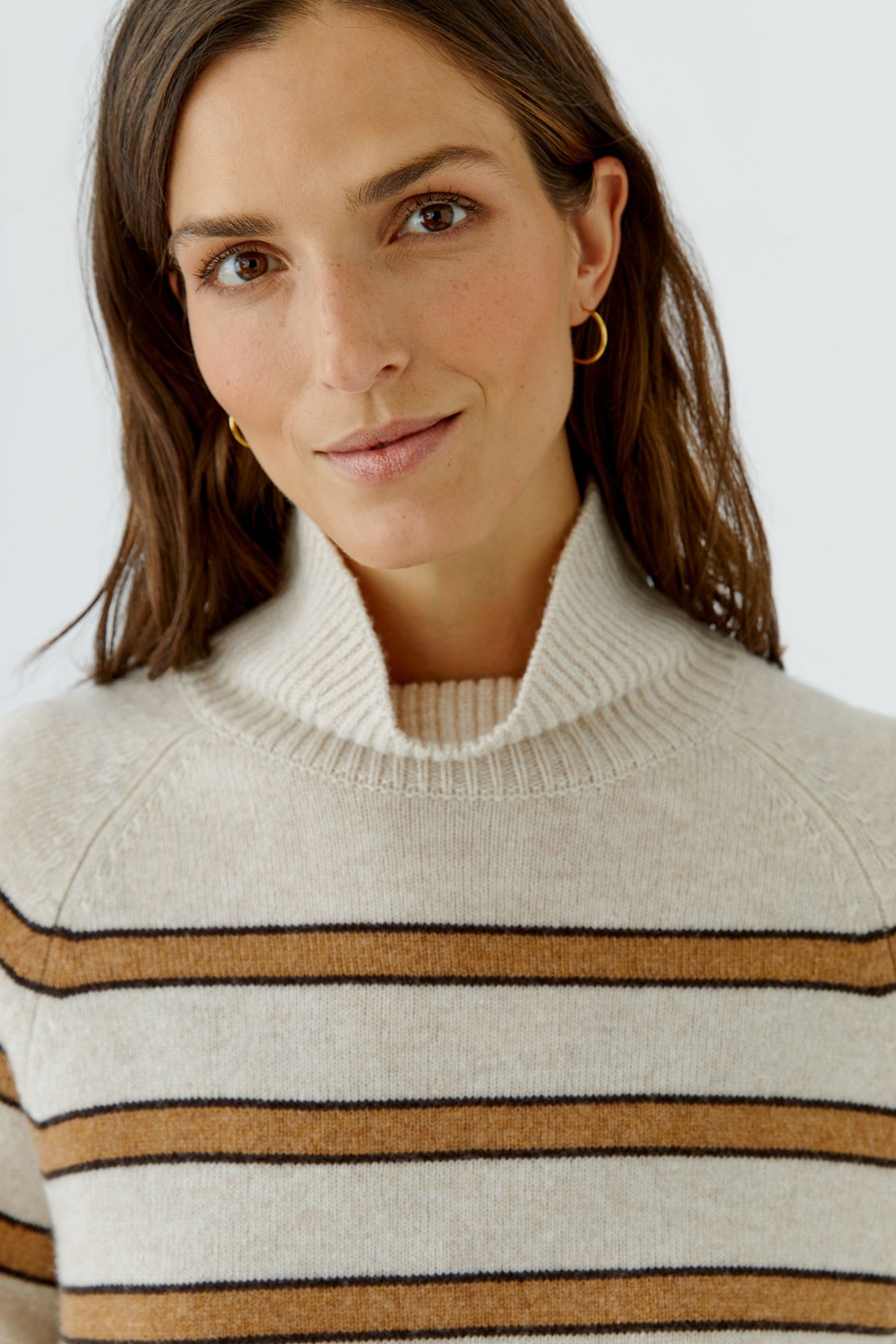 Oui Pullover Camel Camel 99825