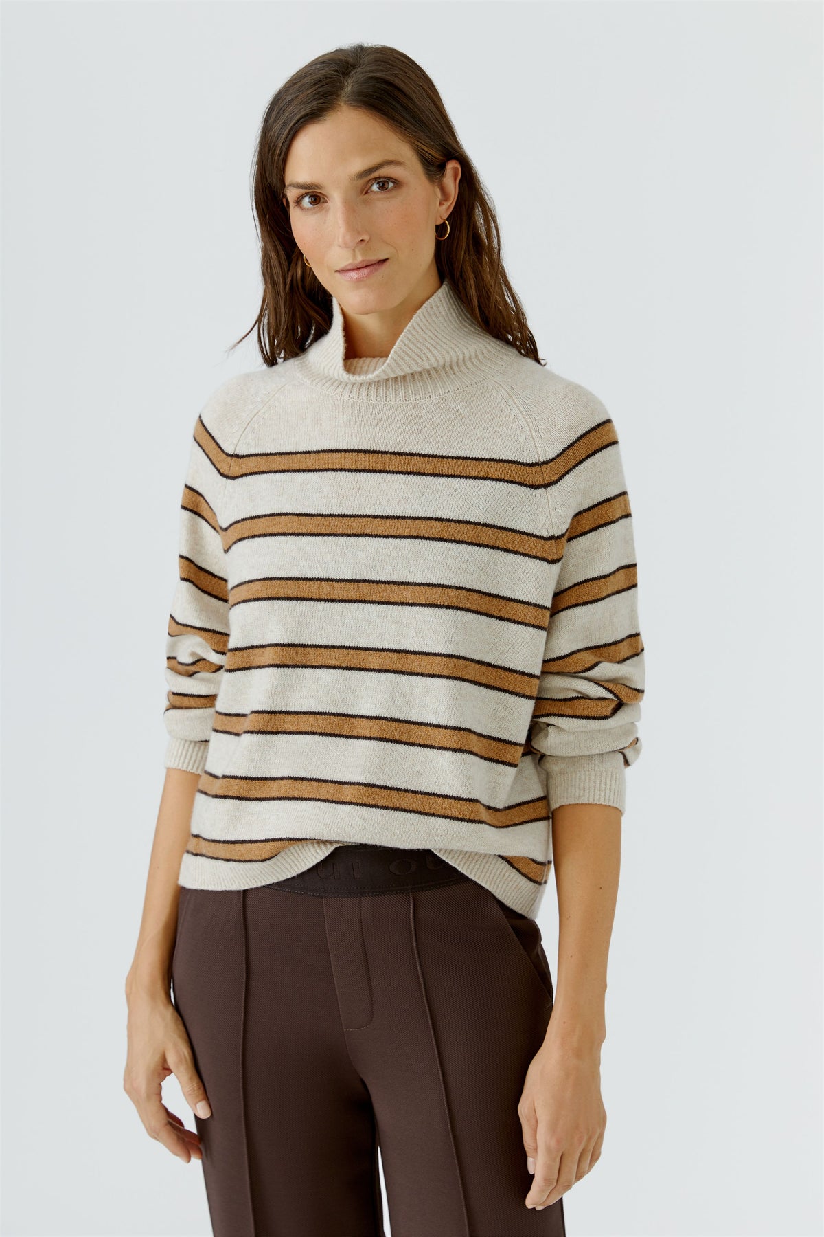 Oui Pullover Camel Camel 99825