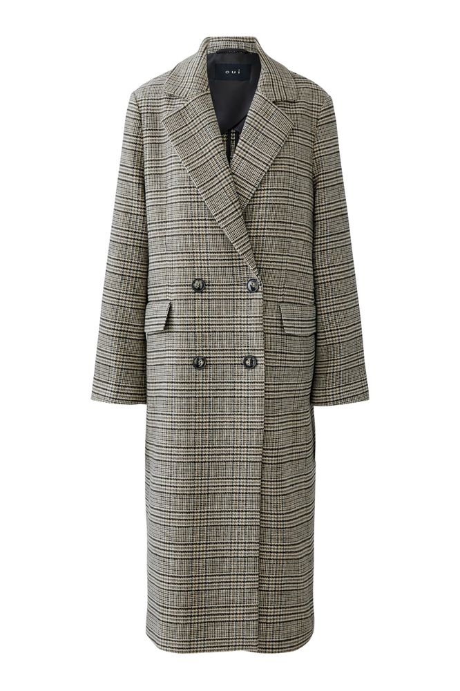 Oui Coat Light Stone Grey 94511