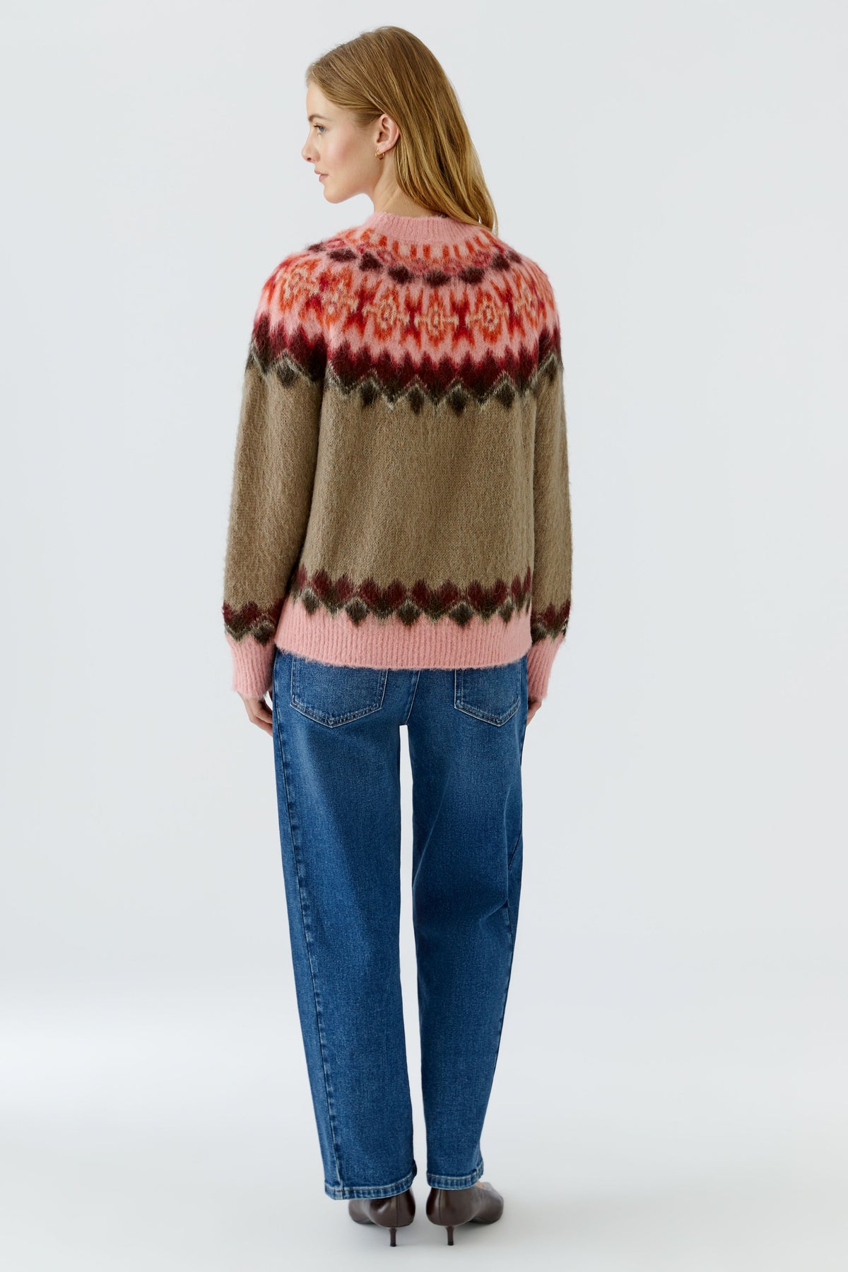 Oui Pullover Brown Rose 99847