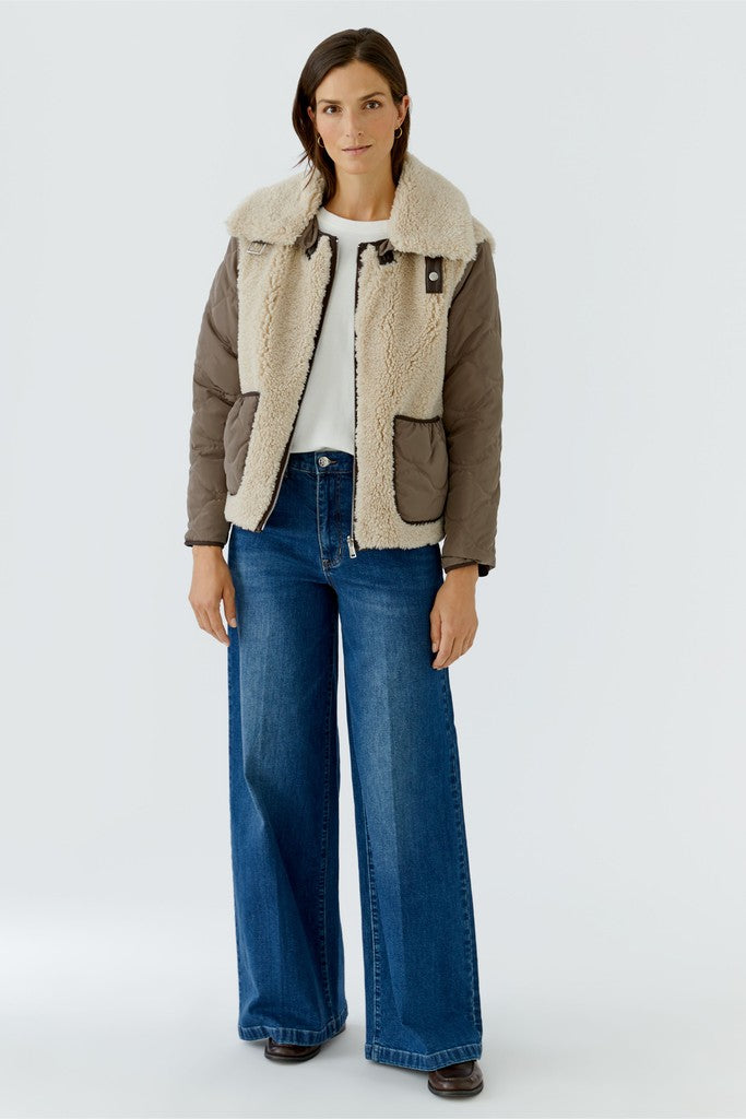 Oui Outdoor Jacket Light Brown 99075