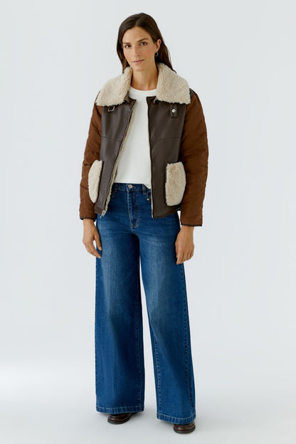 Oui Outdoor Jacket Light Brown 99075