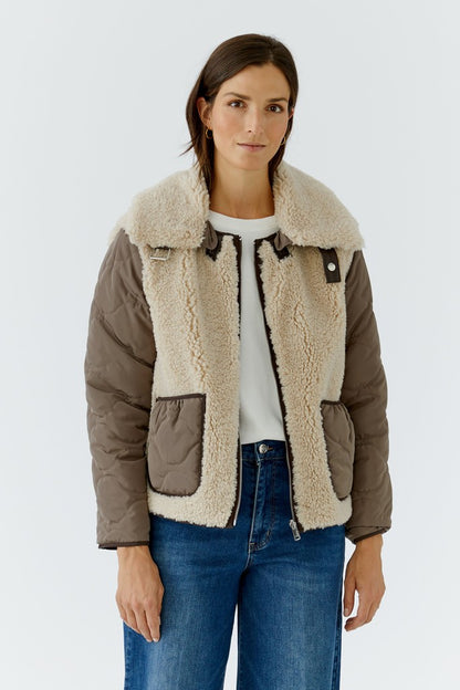 Oui Outdoor Jacket Light Brown 99075