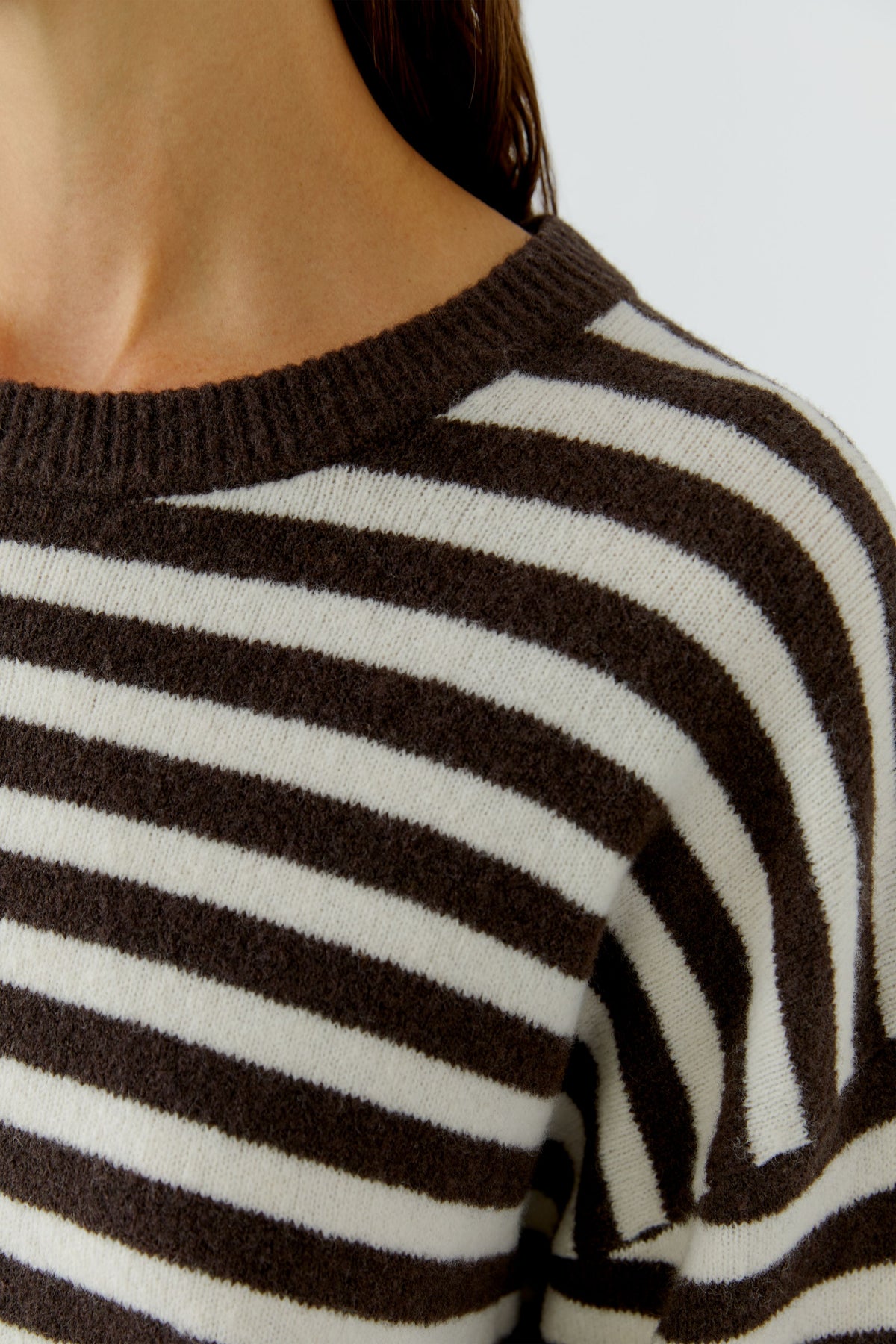 Oui Pullover Dk Brown 92275