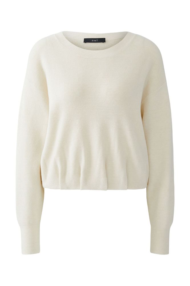 Oui Pullover Offwhite 94775