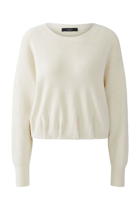 Oui Pullover Offwhite 94775