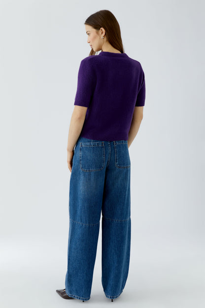 Oui Pullover Ultra Violett 98988