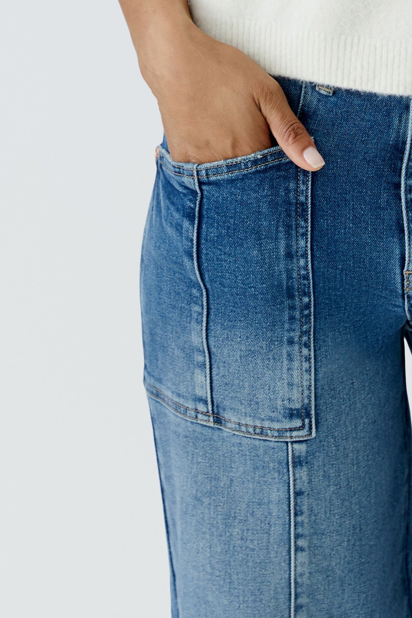 Oui Jeans Blue 100280