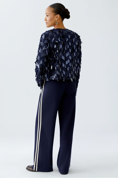 Oui Jacket Dark Blue 94351