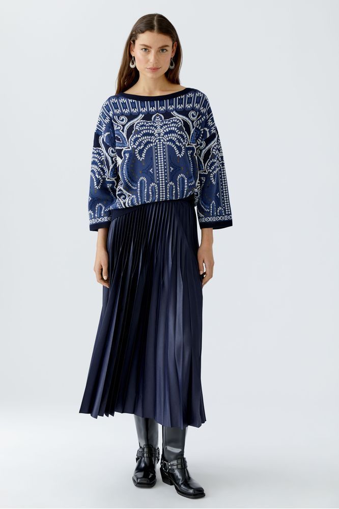 Oui Skirt Dark Blue 95398