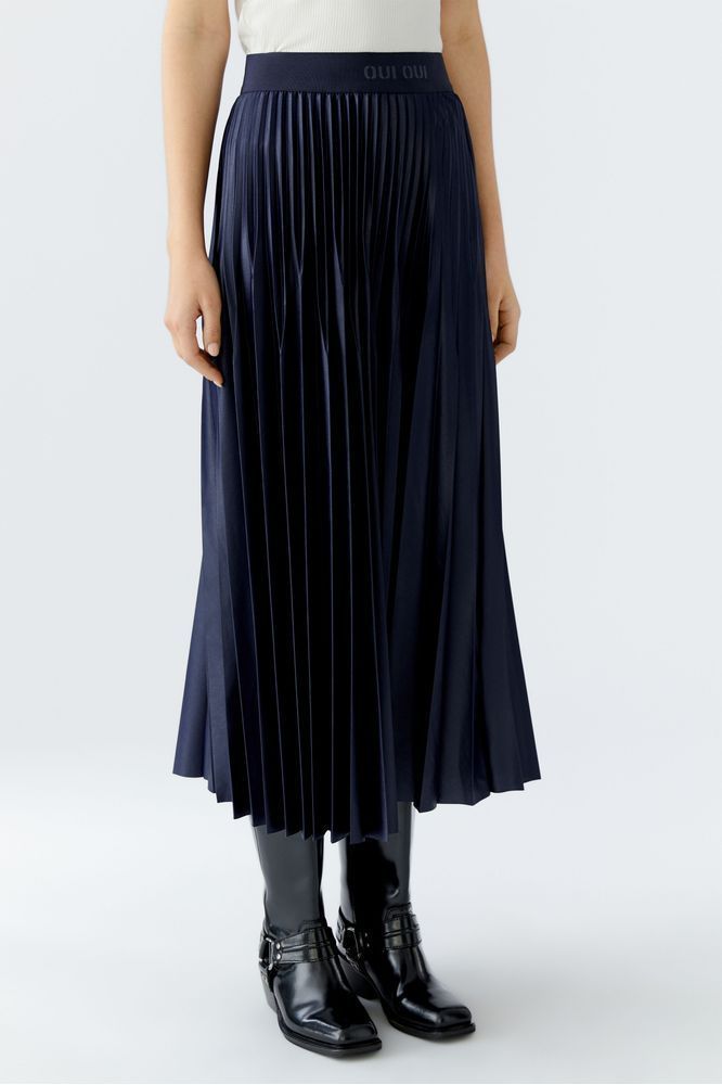 Oui Skirt Dark Blue 95398