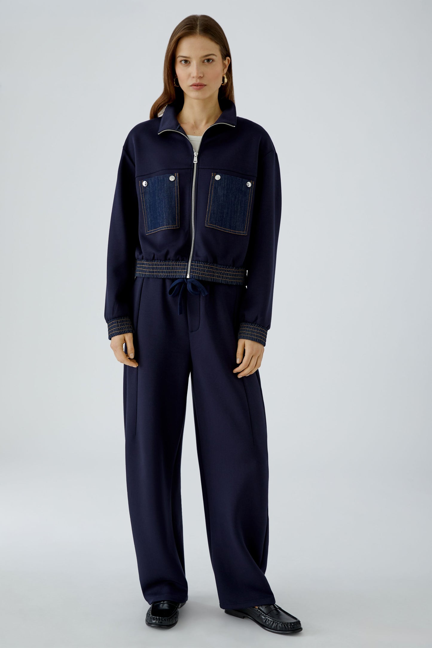 Oui Jacket Dark Blue 99134