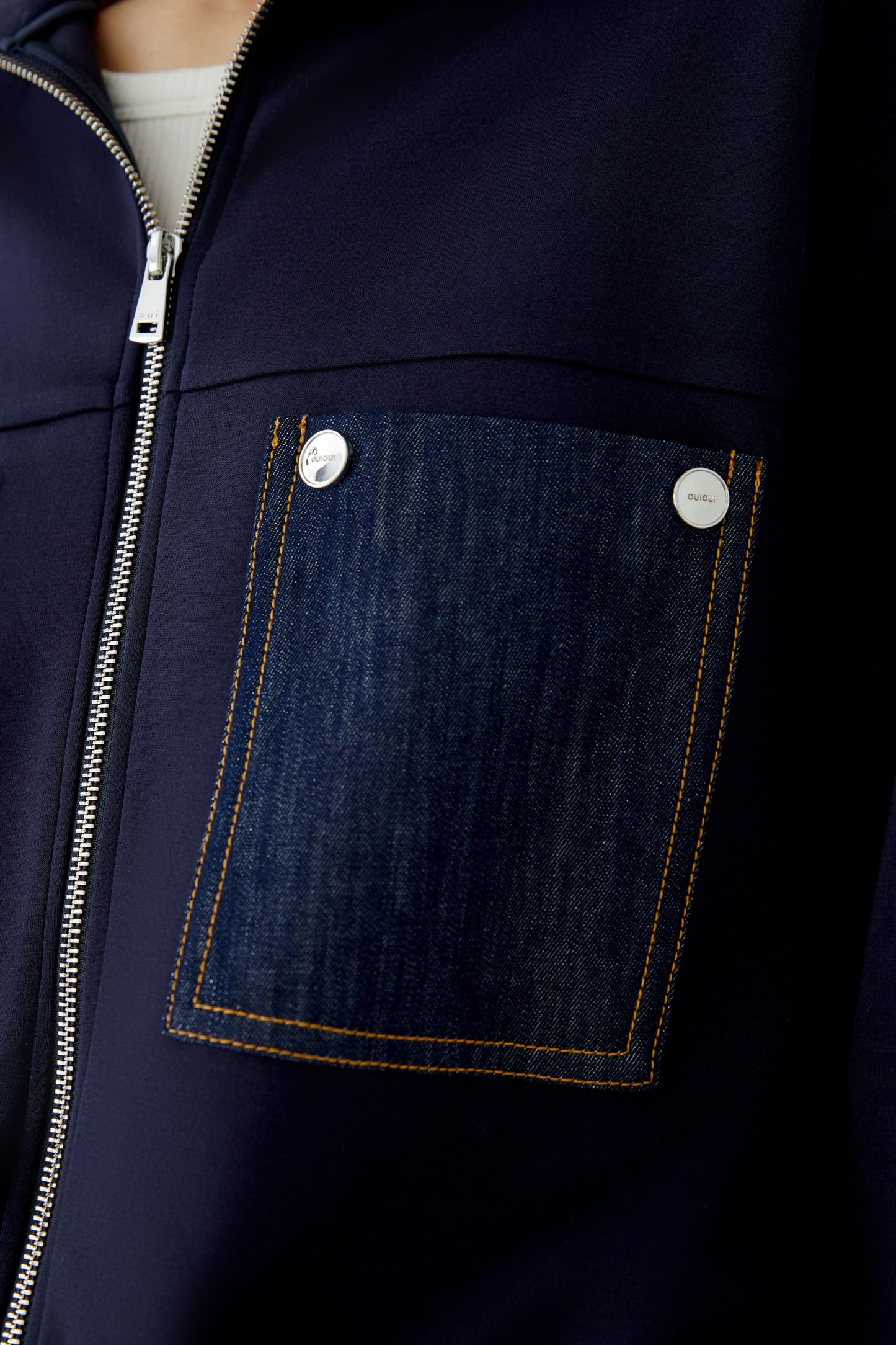 Oui Jacket Dark Blue 99134