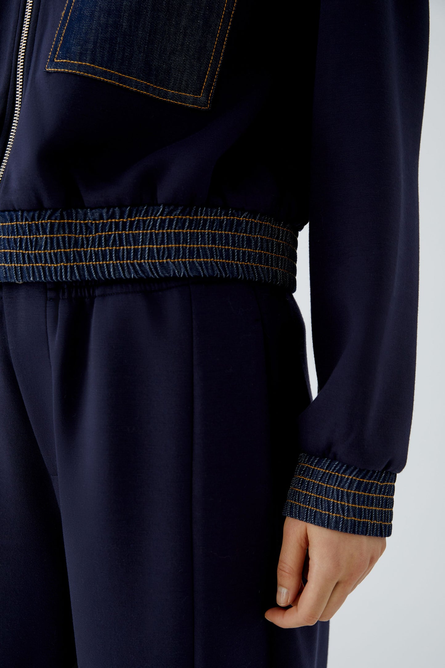 Oui Jacket Dark Blue 99134