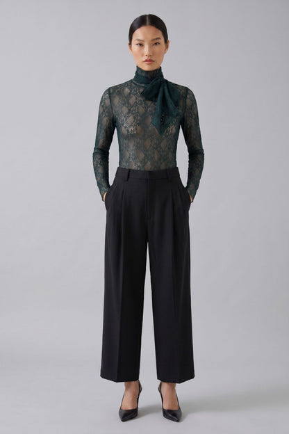 Oui Turtleneck Shirt Scarab 99907