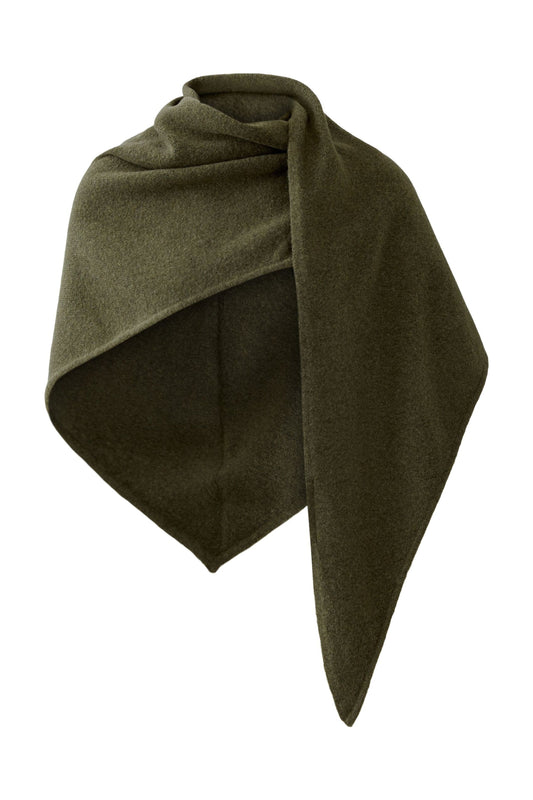 Oui Scarf Khaki 95541