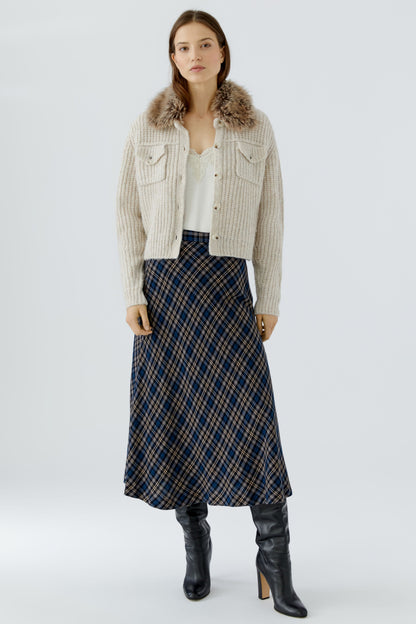 Oui Jacket Beige Melange 98024