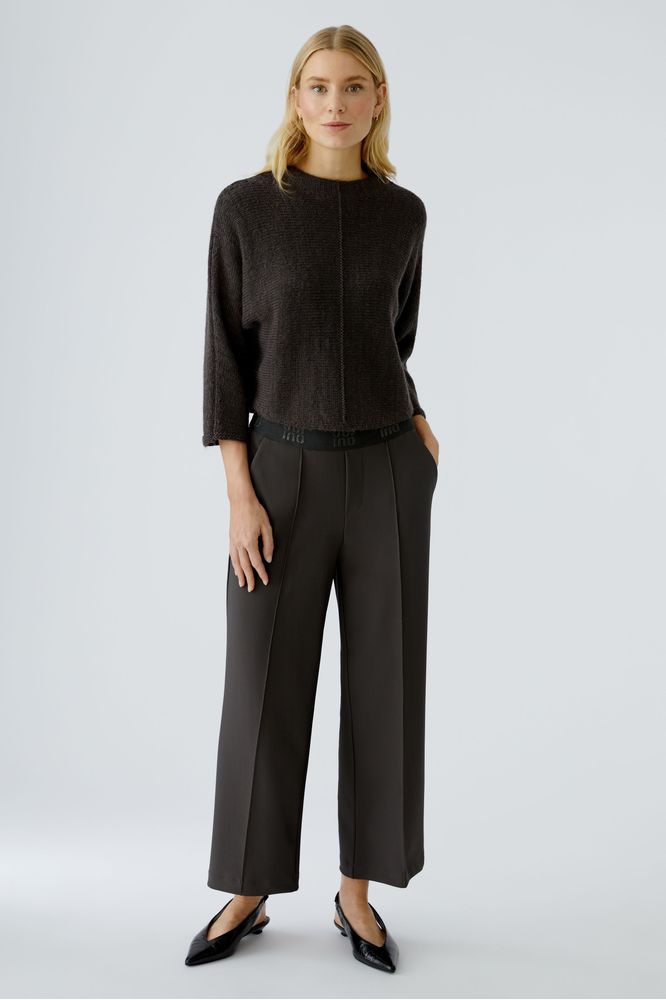Oui Trousers Espresso 86917