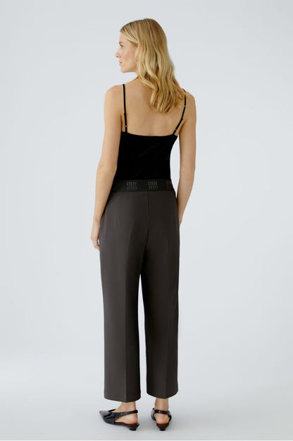 Oui Trousers Espresso 86917