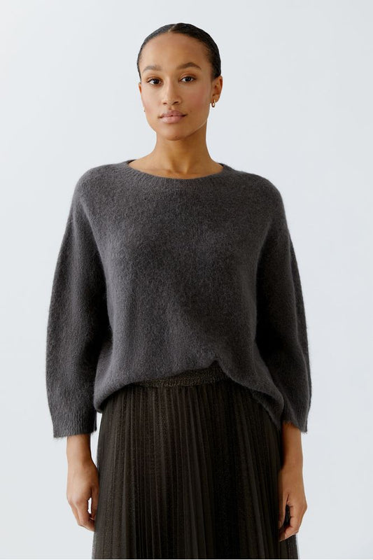Oui Pullover Espresso 94286
