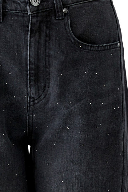Oui Barrell Jeans Darkgrey Denim 100028