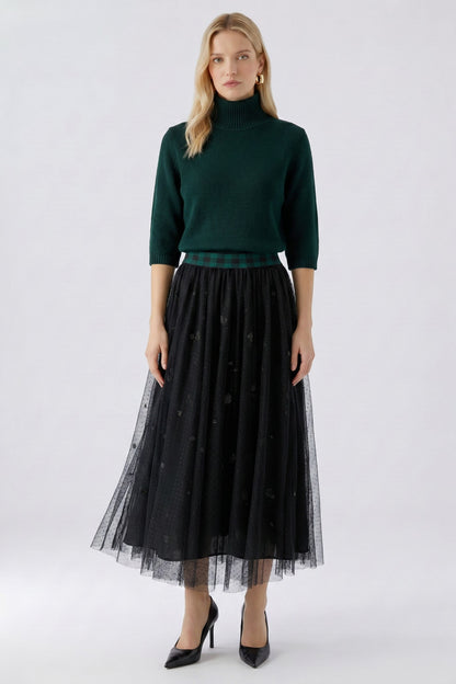 Oui Skirt Black 99957