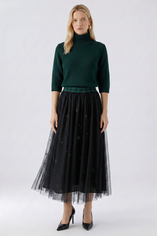 Oui Skirt Black 99957