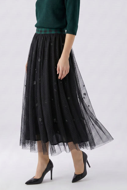 Oui Skirt Black 99957