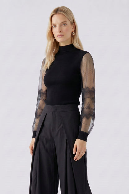 Oui Pullover Black 100061